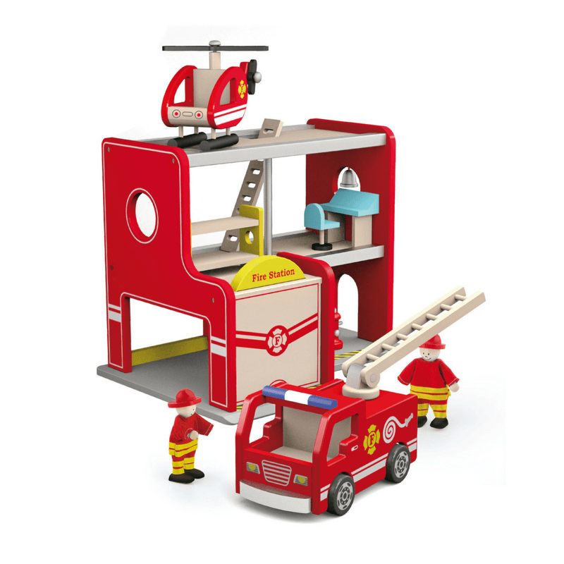 Viga Fire Station W/ Accessories