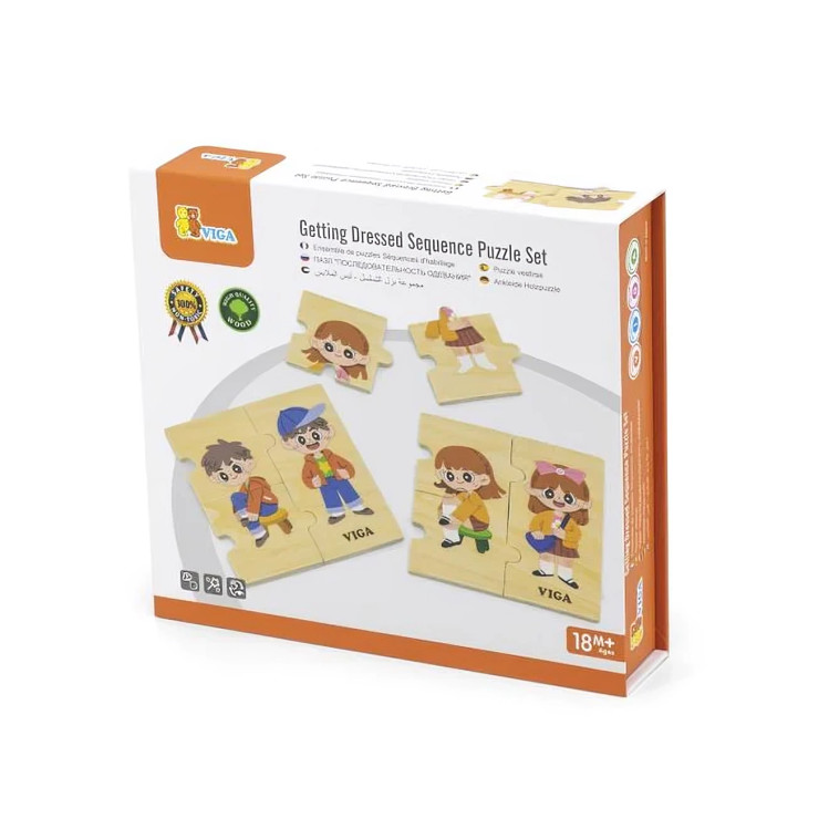 Logical Sequence Dressing Puzzle Set Viga